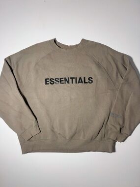 Fear of God Essentials Taupe Sweatshirt